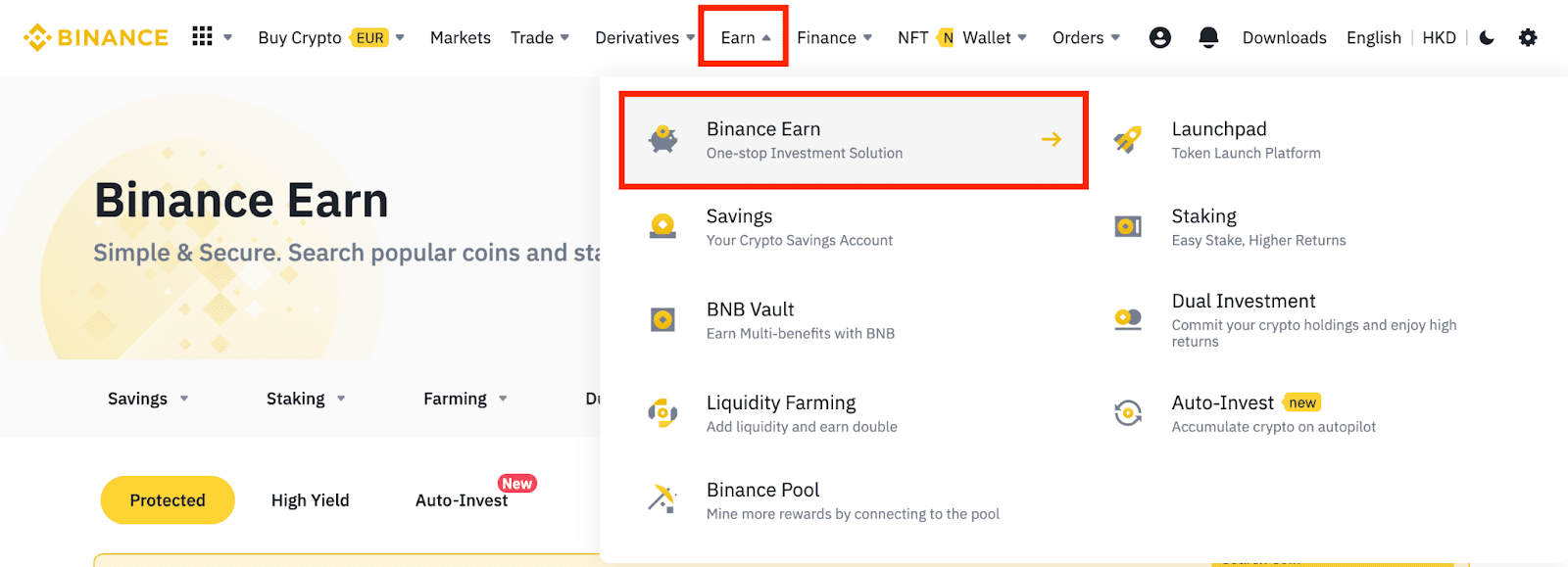 Binance Earn