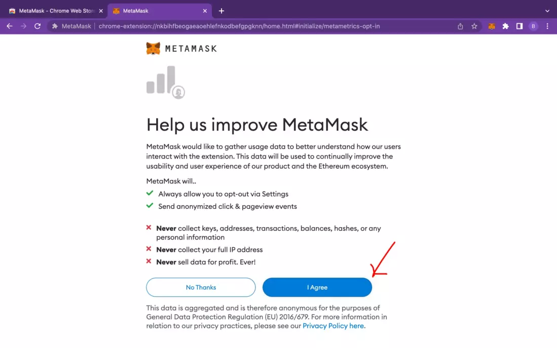 Как создать кошелек MetaMask?